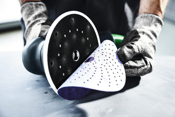 3M 17 Hookit 6" P8 Grit Dust-Free Finishing Film Disc